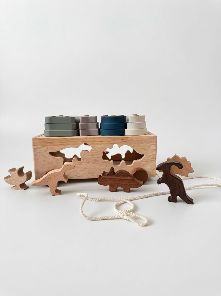 Dino Discovery Shape Sorter & Stacker Truck