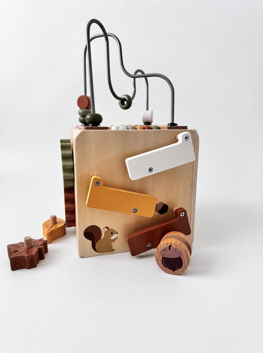 Squirrel House Activity Cube