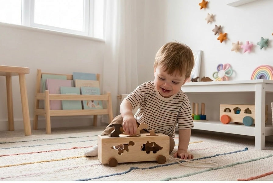 Dino Discovery Shape Sorter & Stacker Truck