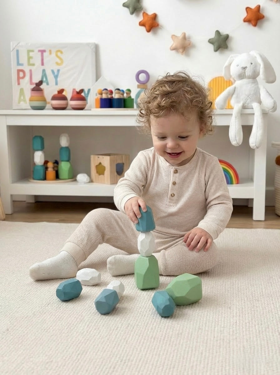 Balancing Stone Blocks