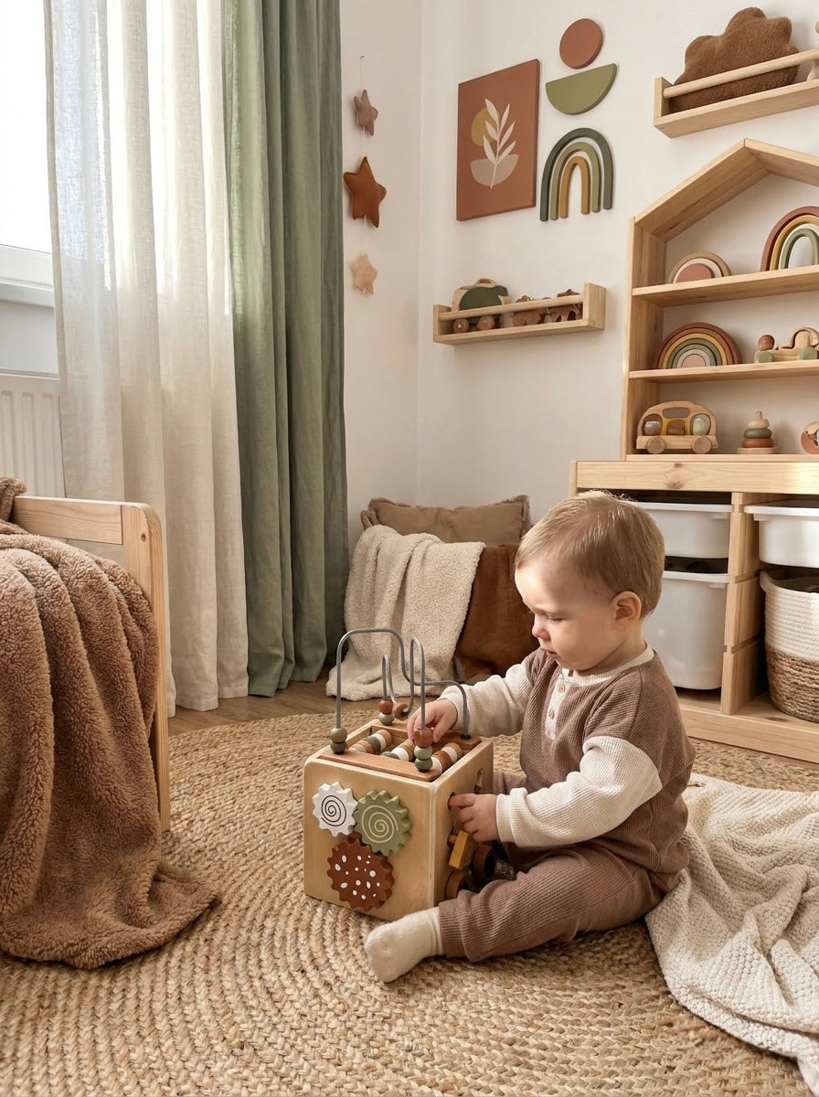 Squirrel House Activity Cube