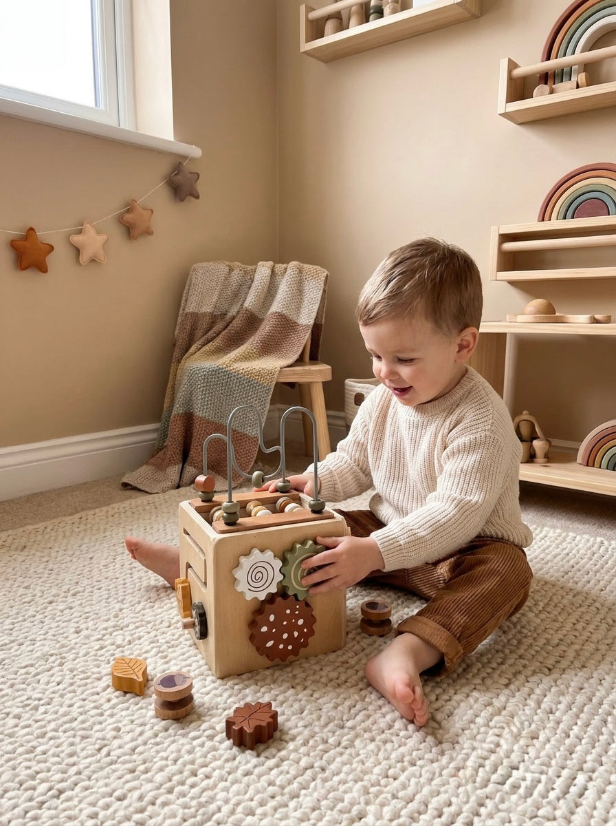 Squirrel House Activity Cube