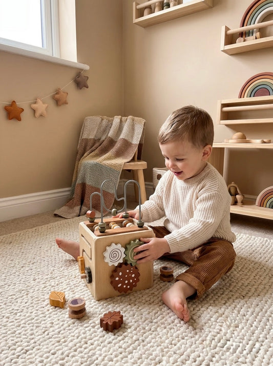 Squirrel House Activity Cube