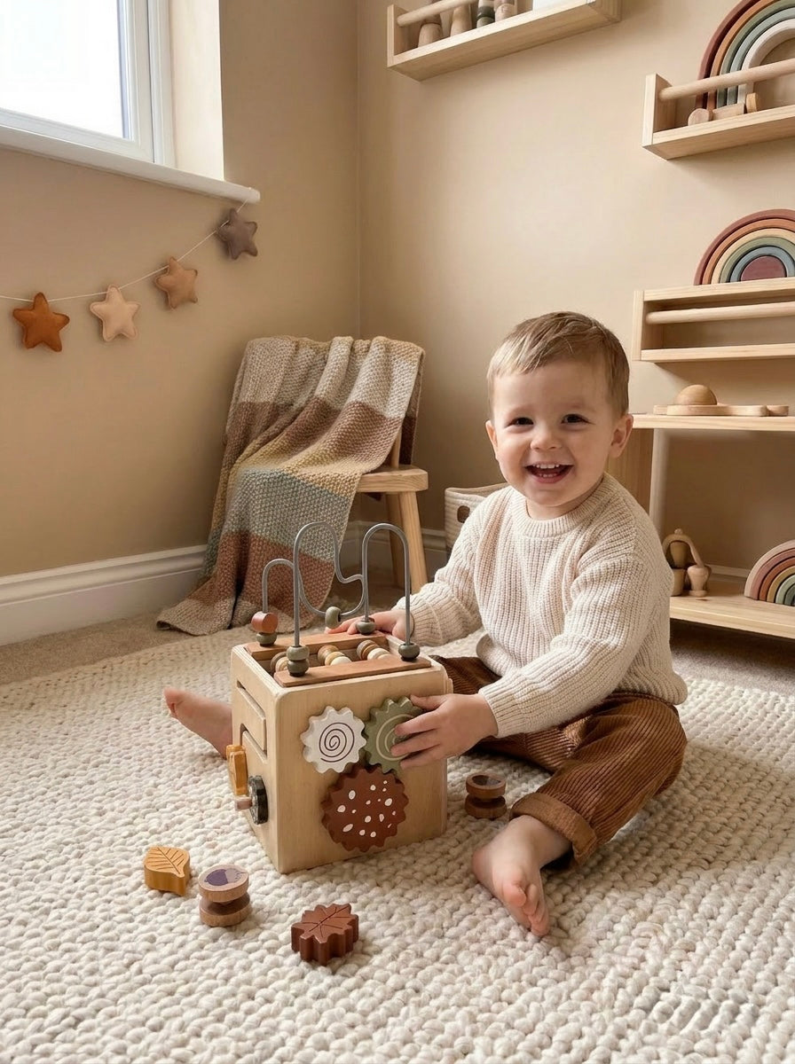 Squirrel House Activity Cube
