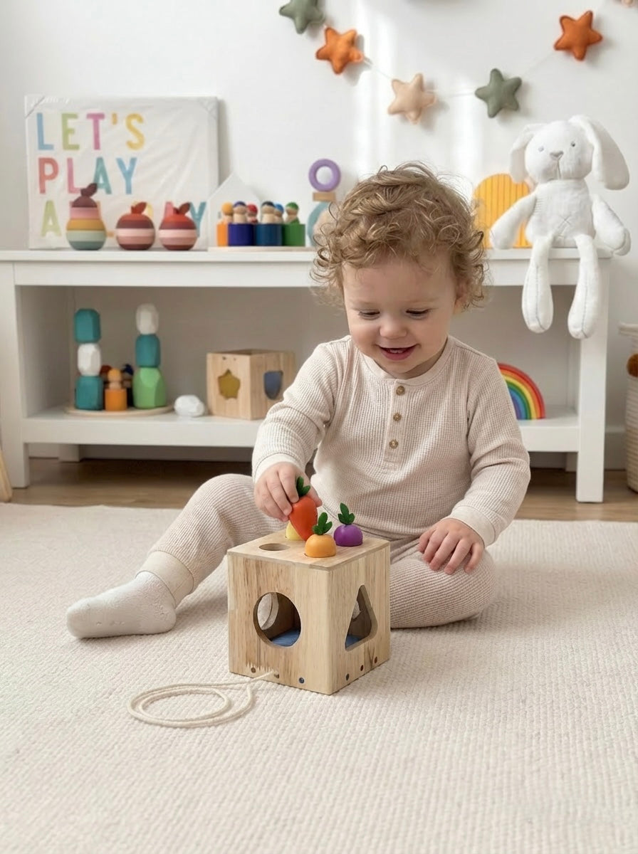 Wooden Sensory Cube