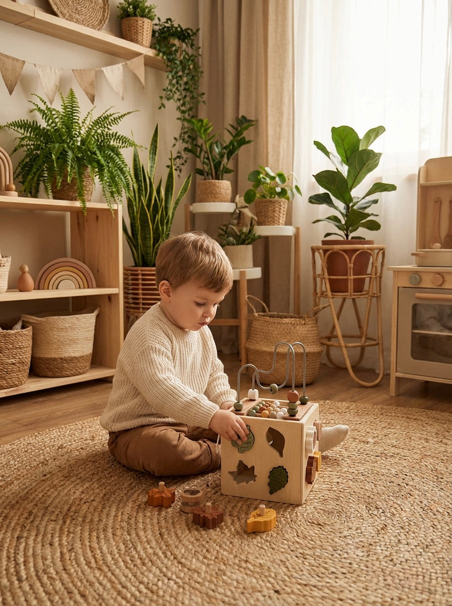 Squirrel House Activity Cube