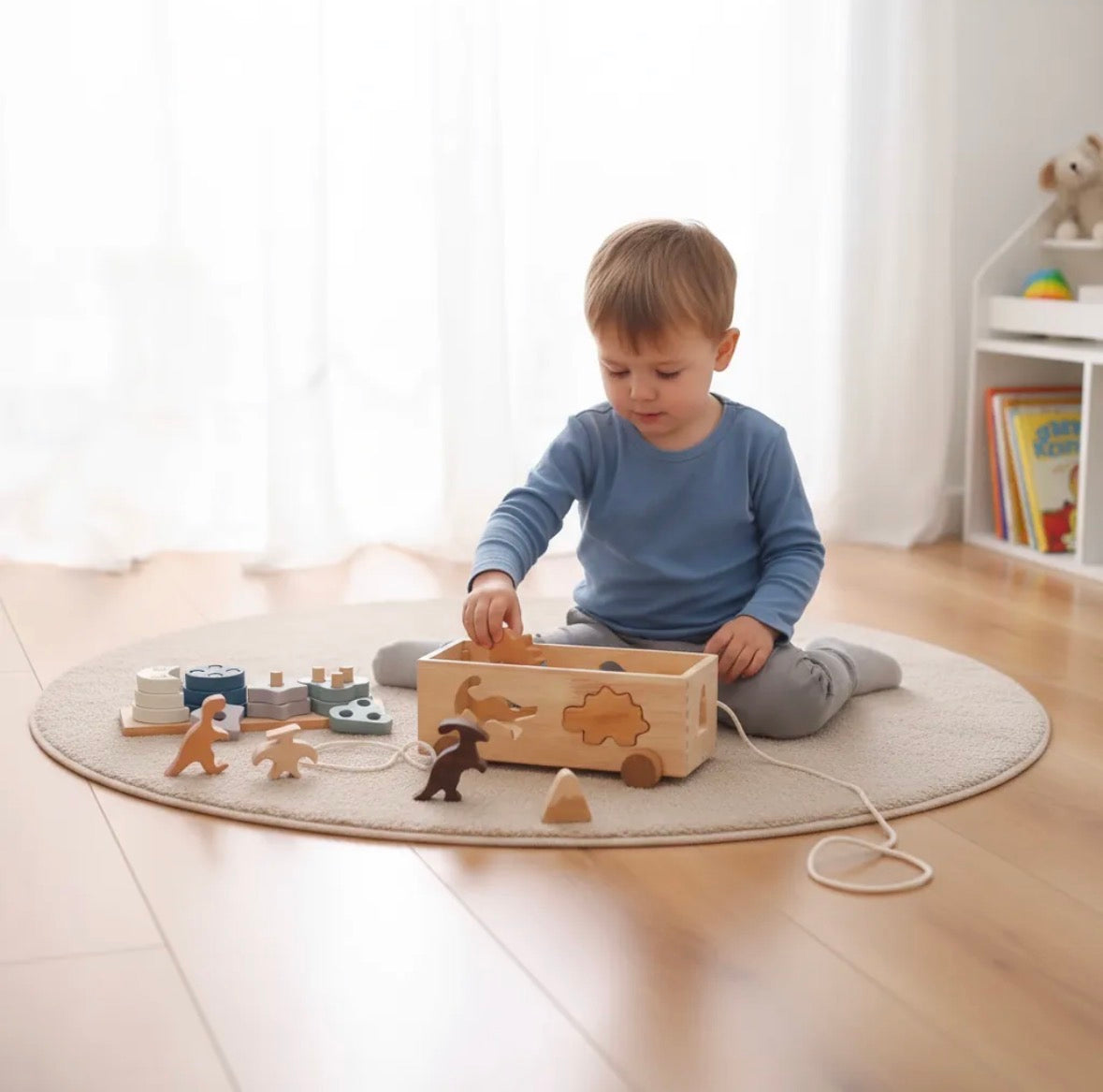 Dino Discovery Shape Sorter & Stacker Truck