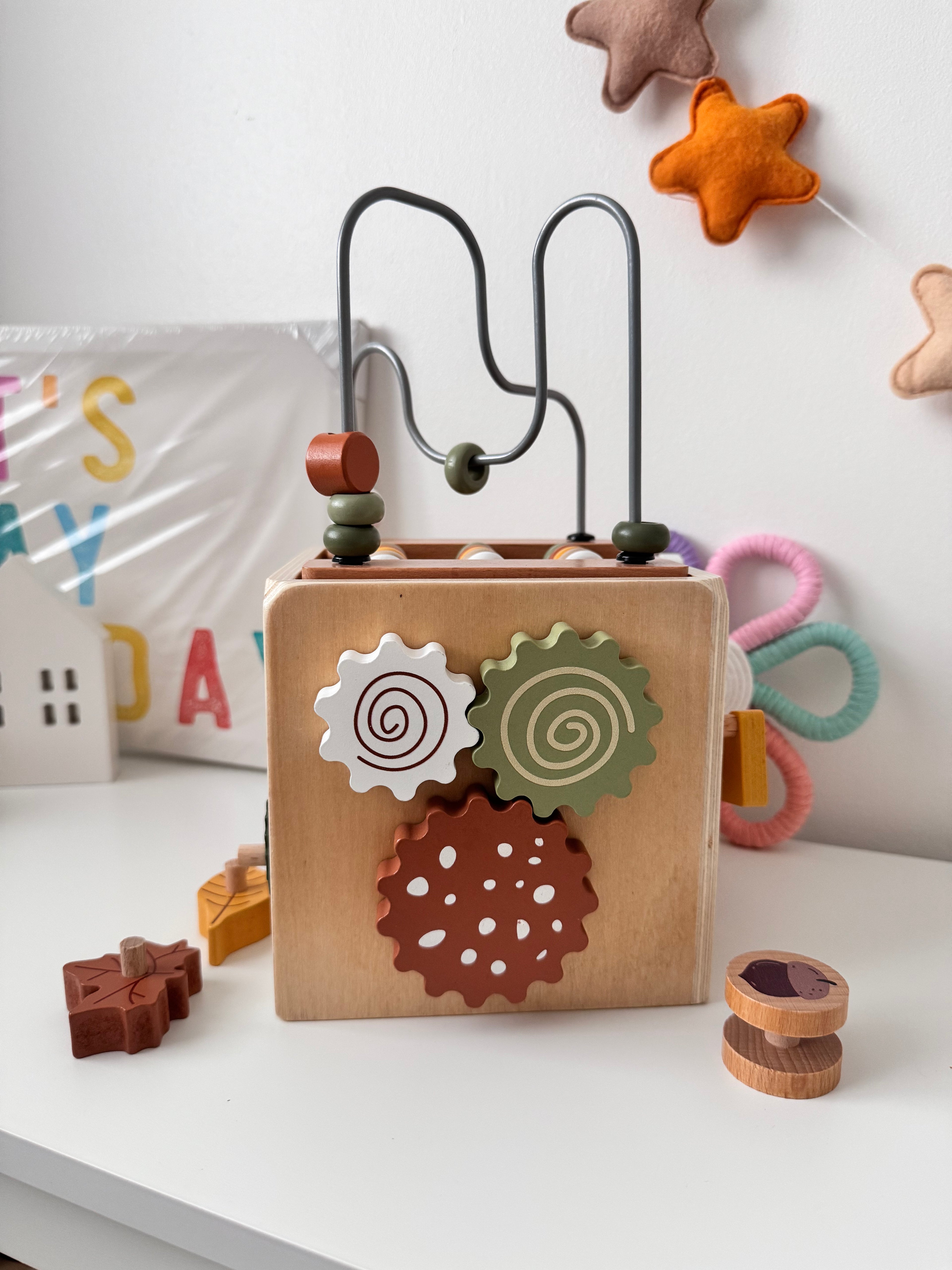 Squirrel House Activity Cube