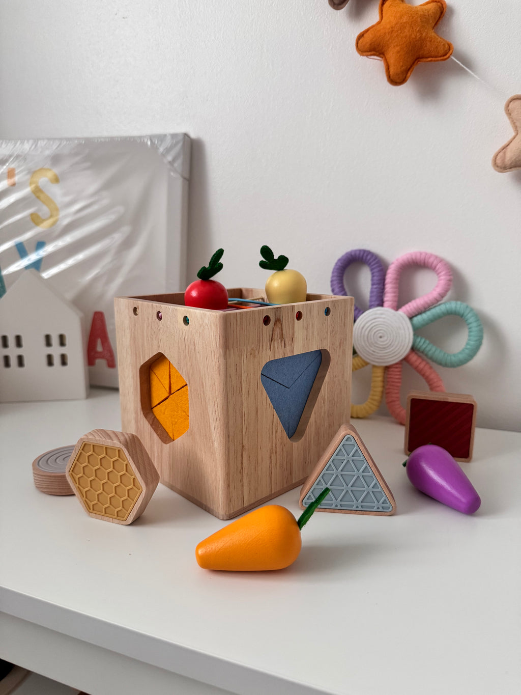 Wooden Sensory Cube