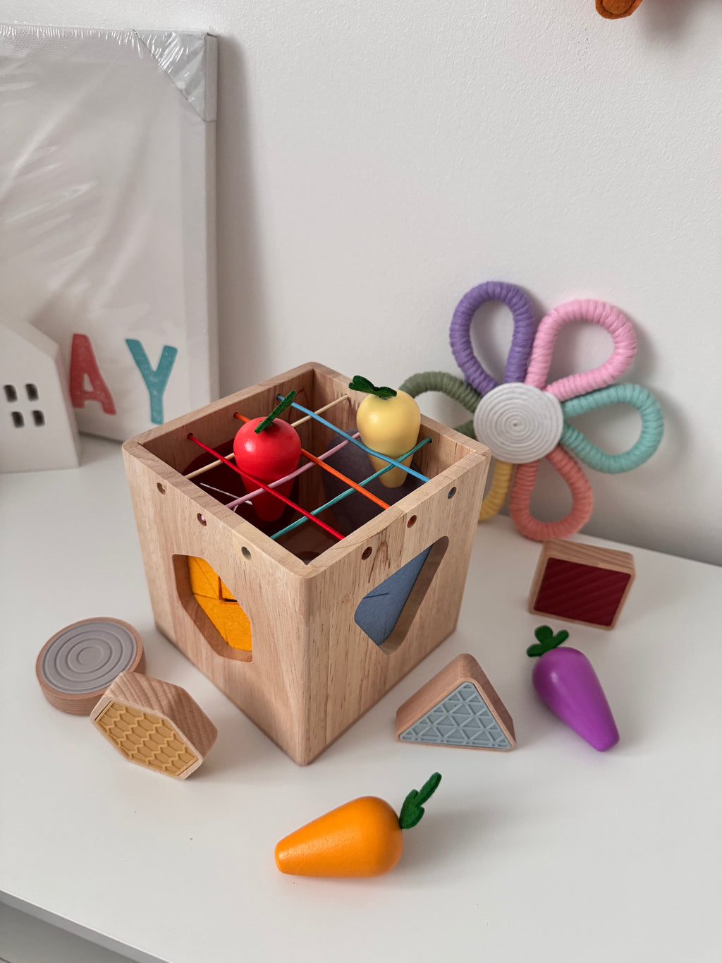 Wooden Sensory Cube
